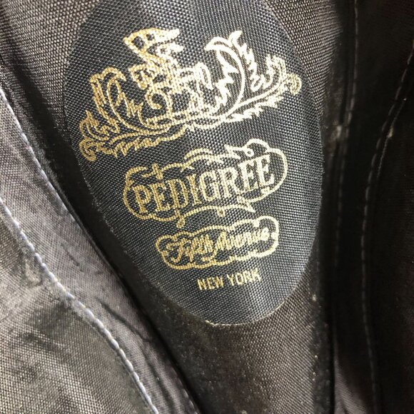 Vintage Feather Herringbone Fedora Pedigree Fifth Ave NY Size 7 1/4-7 3/8 Hat - Picture 6 of 7